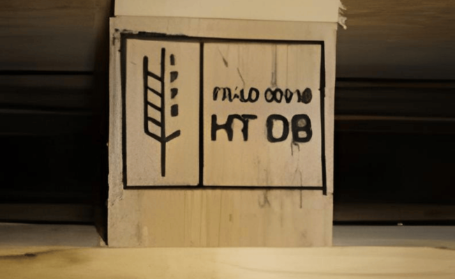 Palette de bois traitée