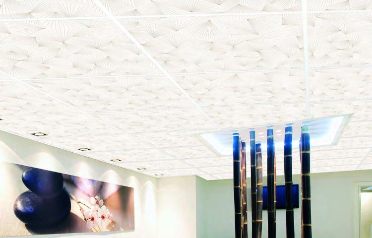 Photo de dalles design avec motif ombelle